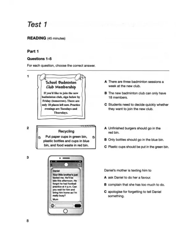 Дополнительное изображение книги «B1 Preliminary for Schools 1 for the Revised 2020 Exam. Student's Book without Answers»