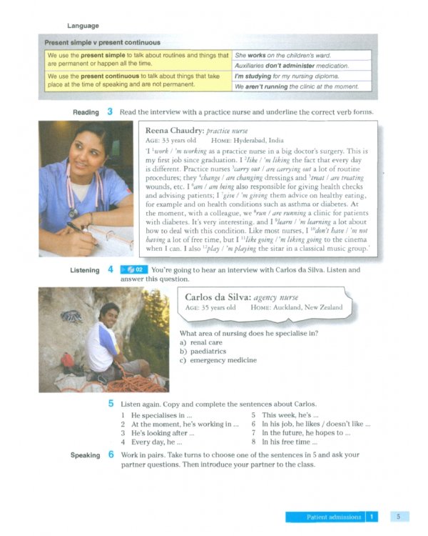 English for Nursing. Level 2. Coursebook + CD
