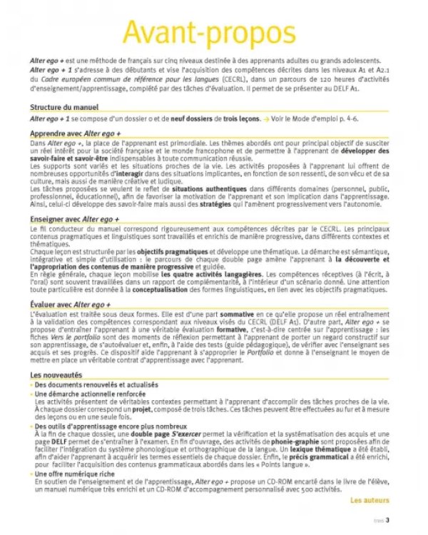 Alter Ego + 1. A1. Livre de l'élève + CD-ROM + Parcours digital
