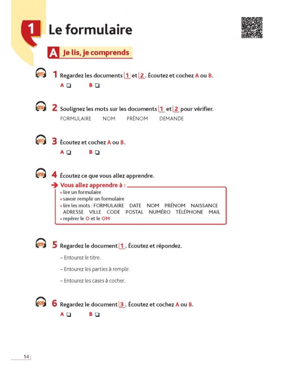 Focus. Apprendre à lire en situation. Adultes débutants + corriges