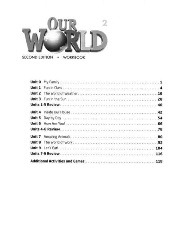 Our World 2. 2nd Edition. British English. Workbook + Online Practice