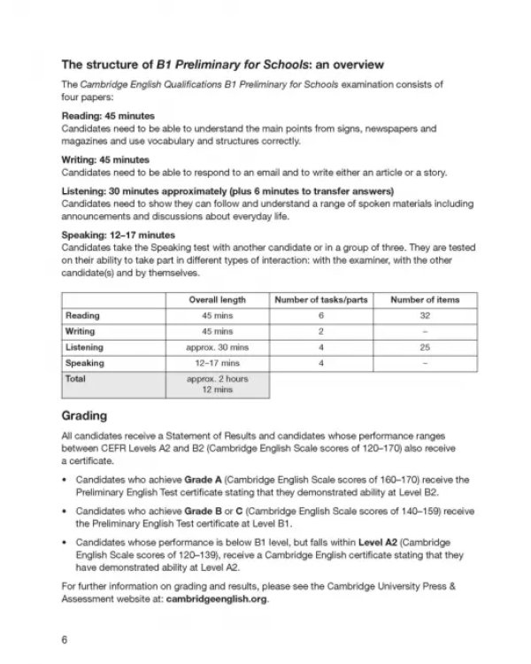 B1 Preliminary for Schools 2. Student's Book without Answers