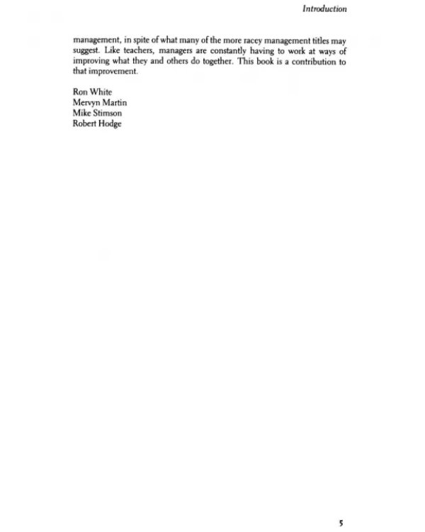 Management in English Language Teaching