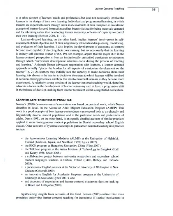 The Cambridge Guide to Pedagogy and Practice in Second Language Teaching