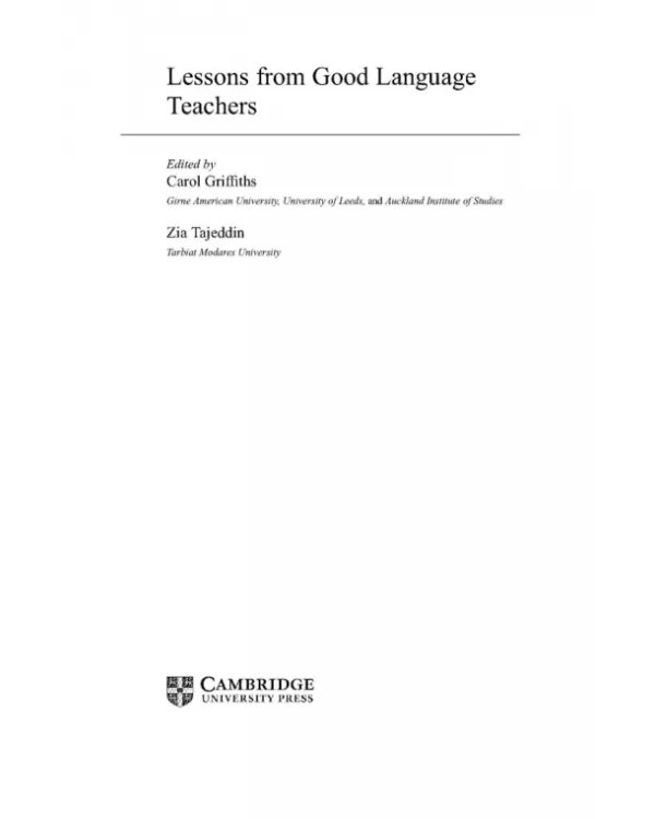 Дополнительное изображение книги «Lessons from Good Language Teachers»