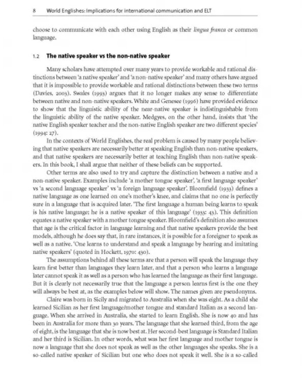World Englishes +AudioCD. Implications for International Communication and English Language Teaching
