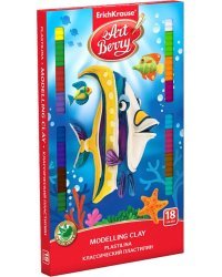 Пластилин со стеком ArtBerry, 18 цветов