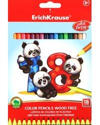 Карандаши шестигранные ArtBerry, 18 цветов