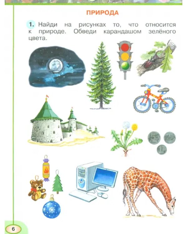 Окружающий мир. 1 класс. Рабочая тетрадь. В 2-х частях. Часть 1