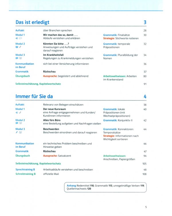 Дополнительное изображение книги «Aspekte Beruf B1/B2 Brückenelement und B2. Paket aus den Kurs- und Übungsbüchern»