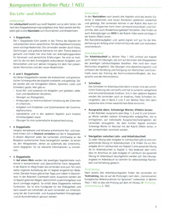 Berliner Platz 1 NEU. Deutsch im Alltag. Lehrerhandbuch