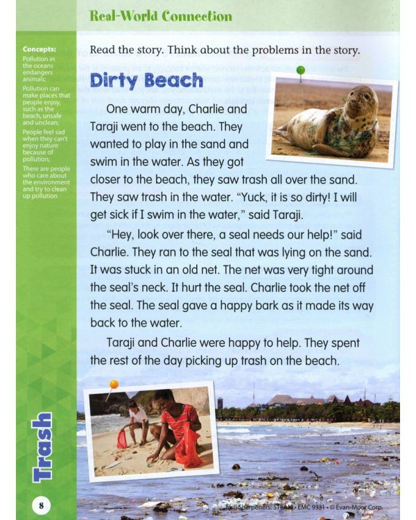 Skill Sharpeners. STEAM, Grade1. Activity Book