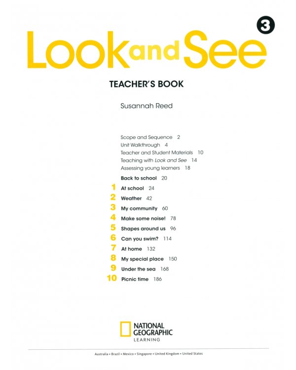 Look and See 3. British English. Teacher's Book with ABC Poster