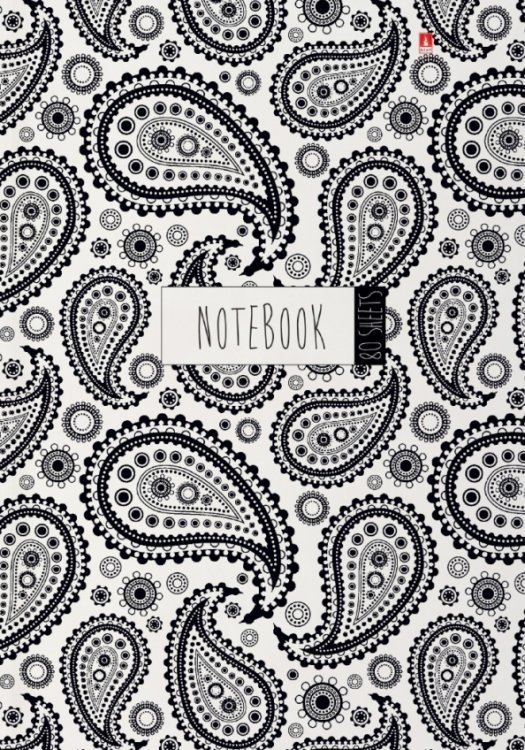 Обложка книги «Блокнот-престиж Black&amp;White, А5, 80 листов, клетка»