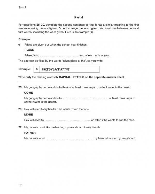 Cambridge English First for Schools 2. Student's Book with answers. Authentic Examination Papers