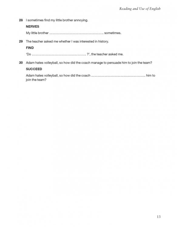 Cambridge English First for Schools 2. Student's Book with answers. Authentic Examination Papers