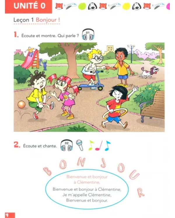 Clémentine 2. Niveau A1.1. Livre de l'élève + DVD
