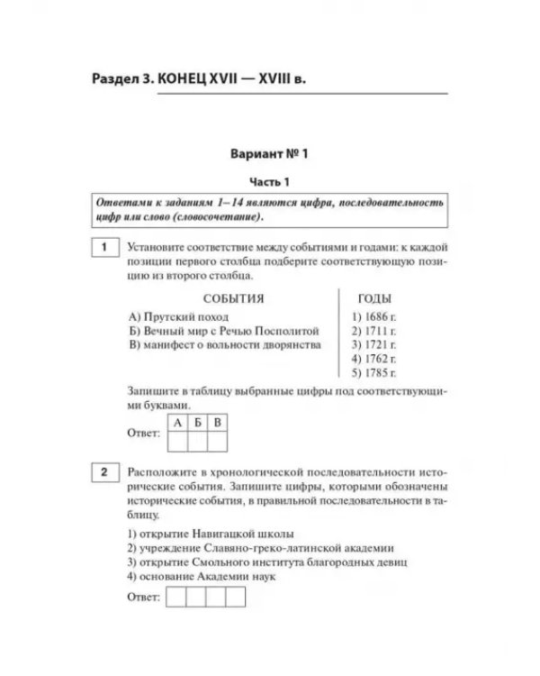 ОГЭ-2024. История. 9-й класс. Тематический тренинг