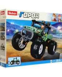 Конструктор Джип зеленый