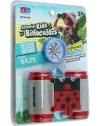 Бинокль Божья коровка с компасом