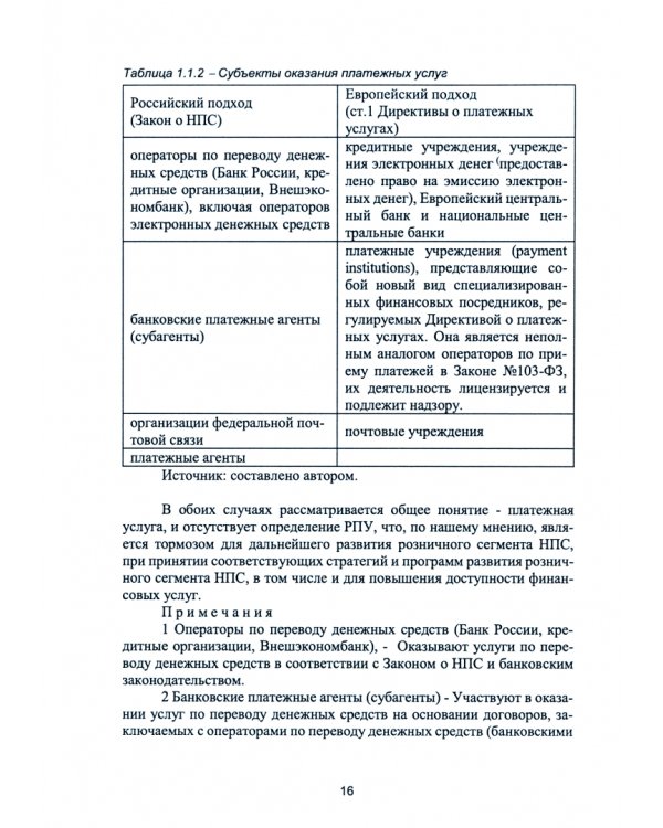 Развитие розничных платежных услуг в целях повышения финансовой доступности. Монография