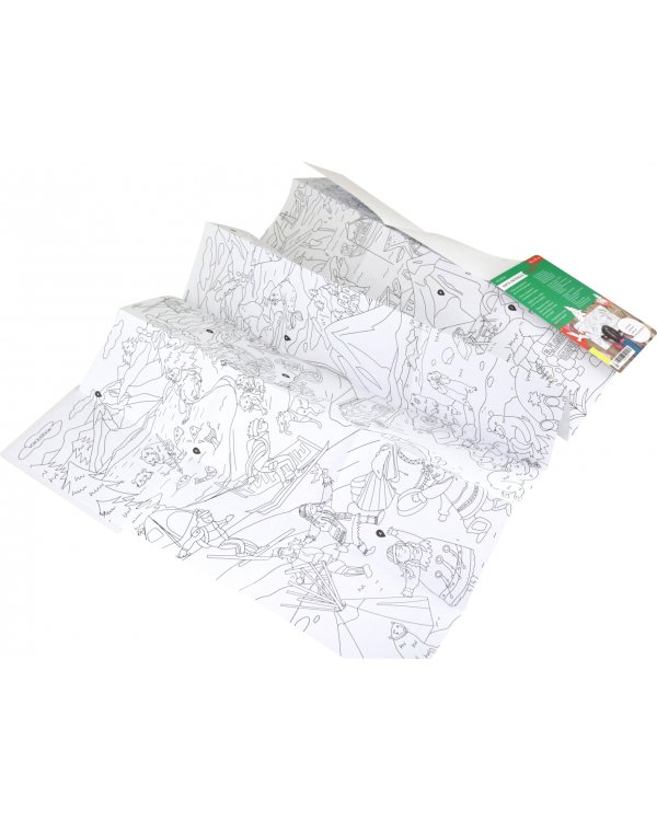 Карта-раскраска Камчатка