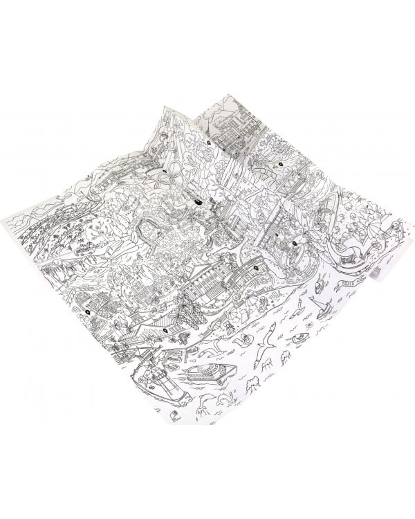 Карта-раскраска Сочи