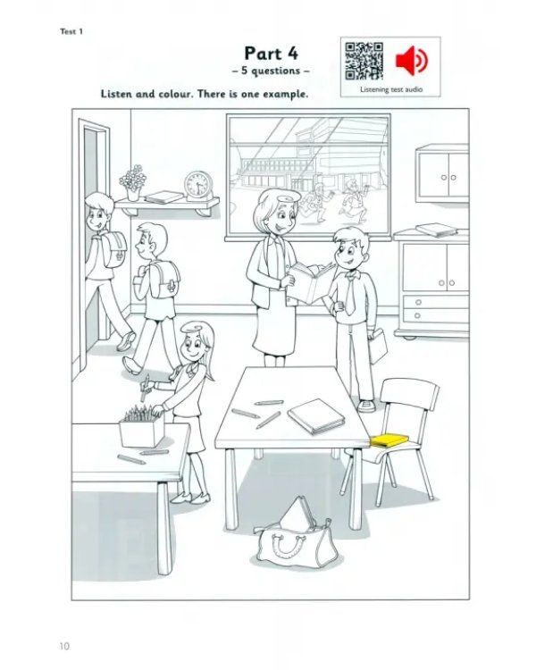 Pre A1 Starters 4. Student's Book with Answers, Audio, Resource Bank. Authentic Practice Tests