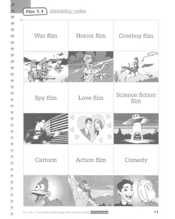 Film, TV, and Music. Multi-level photocopiable activities for teenagers