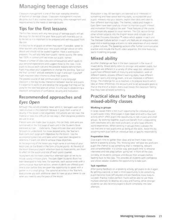 Eyes Open. Level 4. Teacher's Book with Digital Pack