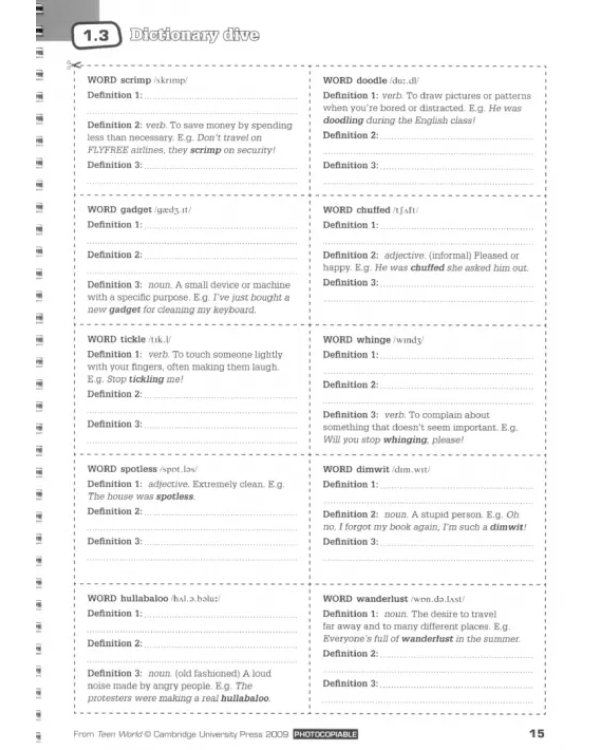 Дополнительное изображение книги «Teen World. Multi-Level photocopiable activities for teenagers»