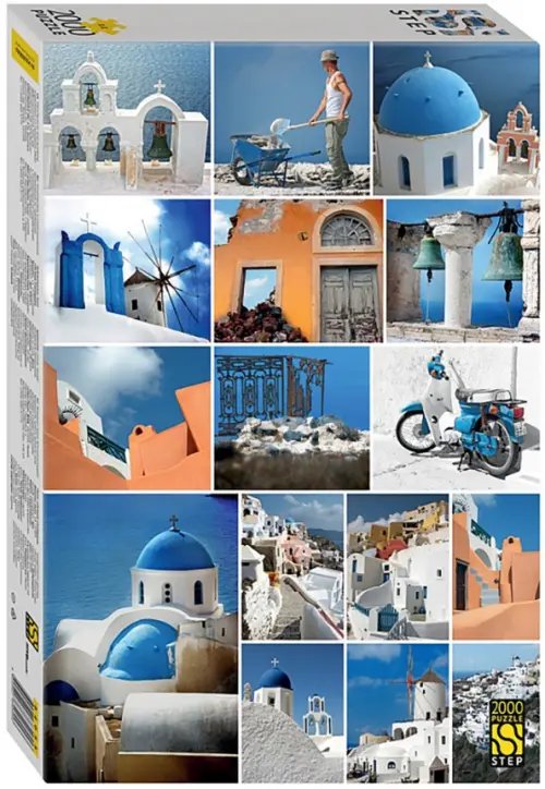 Пазл-2000 Санторини, Греция Пазл-2000 Санторини, Греция