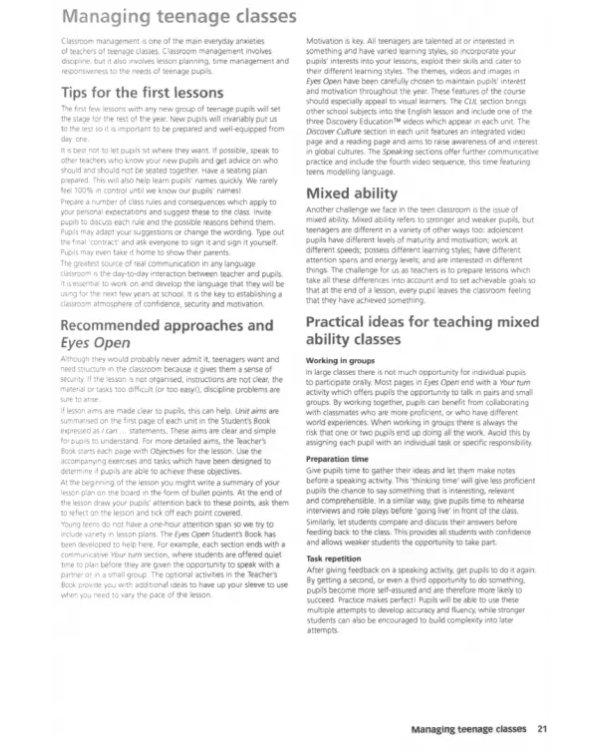 Eyes Open. Level 3. Teacher's Book with Digital Pack