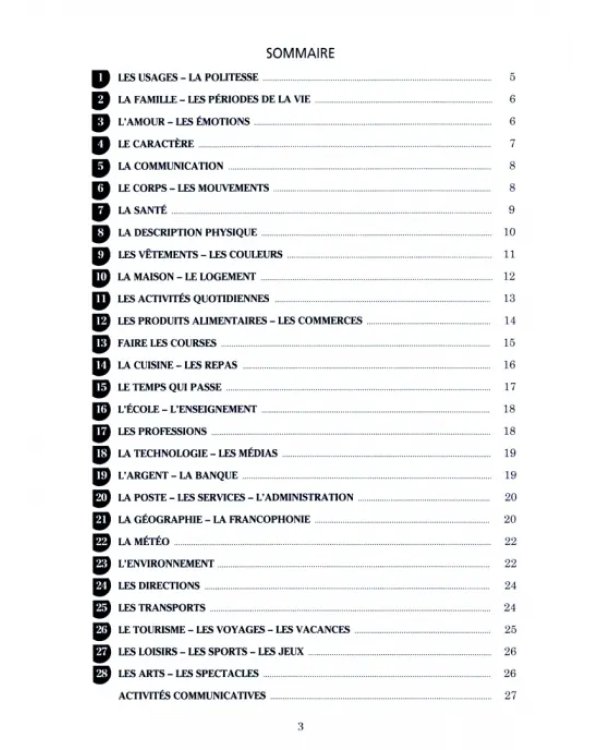 Vocabulaire progressif du français. Niveau débutant. A1. Corrigés