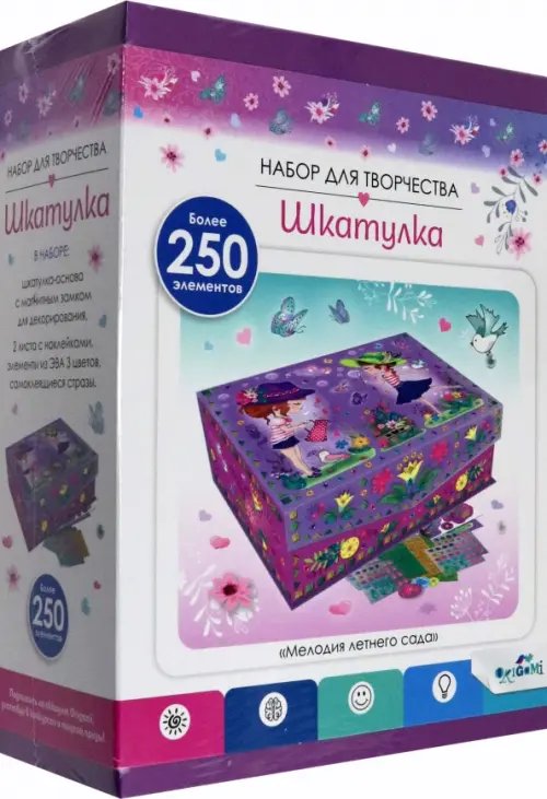 Шкатулка для декорирования. Мелодия летнего сада Шкатулка для декорирования. Мелодия летнего сада