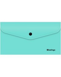Папка-конверт на кнопке Instinct, мятная, С6