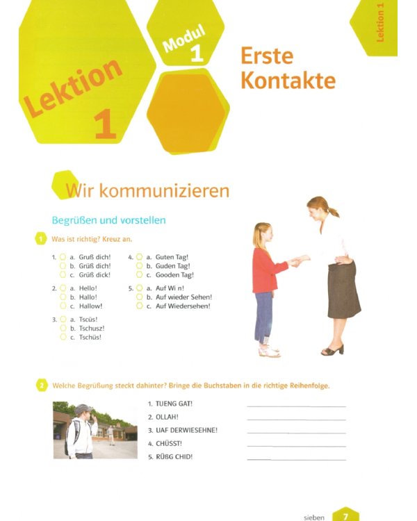 Wir plus neu A1. Grundkurs Deutsch für junge Lernende. Trainingsheft mit Audio-CD
