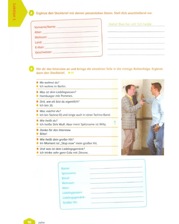 Wir plus neu A1. Grundkurs Deutsch für junge Lernende. Trainingsheft mit Audio-CD