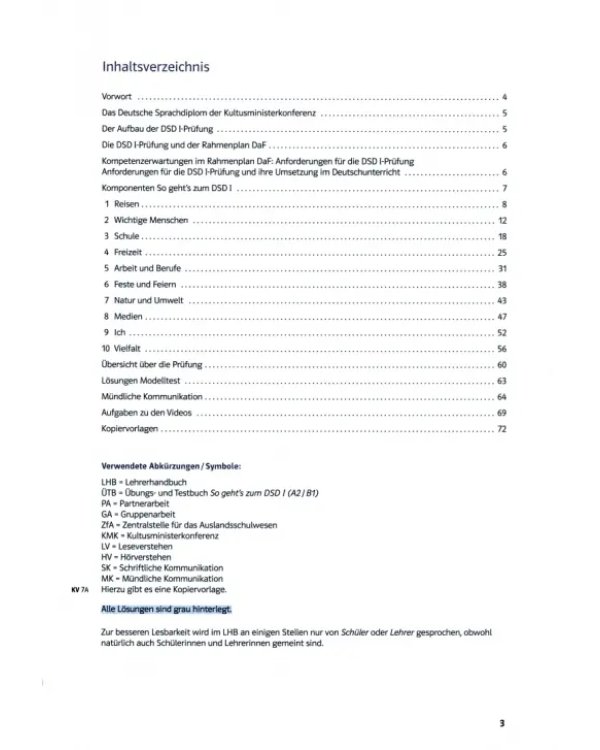 Дополнительное изображение книги «So geht’s zum DSD I. Lehrerhandbuch + Audio + Video Online»