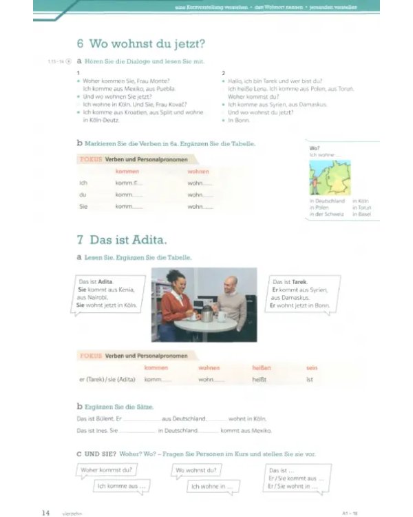 Die neue Linie 1 A1.1. Deutsch für Alltag und Beruf. Kurs- und Übungsbuch mit Audios und Videos