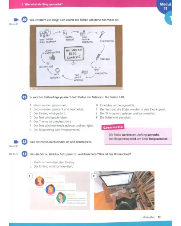 Wir alle B1.2. Deutsch für junge Lernende. Kurs- und Übungsbuch mit Audios und Videos