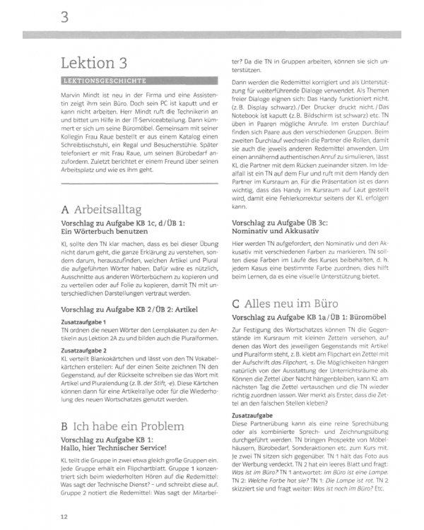 DaF im Unternehmen A1. Lehrerhandbuch
