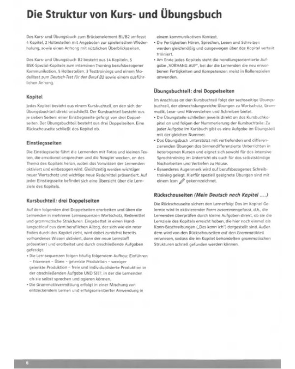 Linie 1 Beruf B1/B2 Brückenelement und B2. Deutsch für Berufssprachkurse. Unterrichtshandbuch