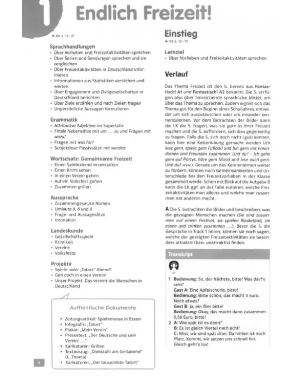 Fantastisch! B1. Deutsch fur Jugendliche. Lehrerhandbuch mit MP3-CD und DVD-ROM