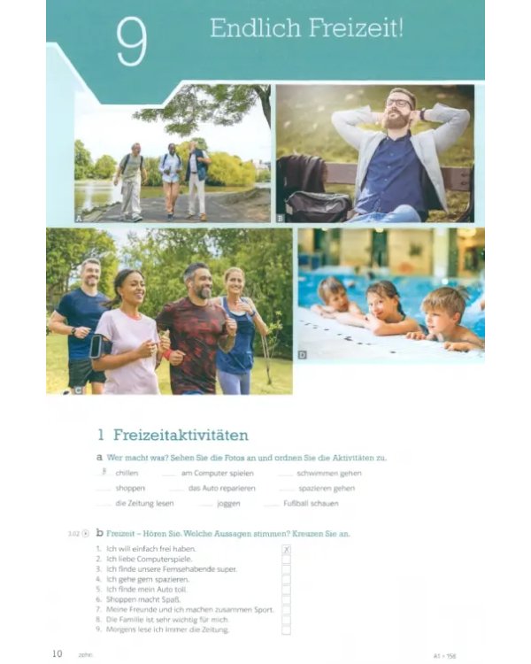 Дополнительное изображение книги «Die neue Linie 1 A1.2. Deutsch für Alltag und Beruf. Kurs- und Übungsbuch mit Audios und Videos»