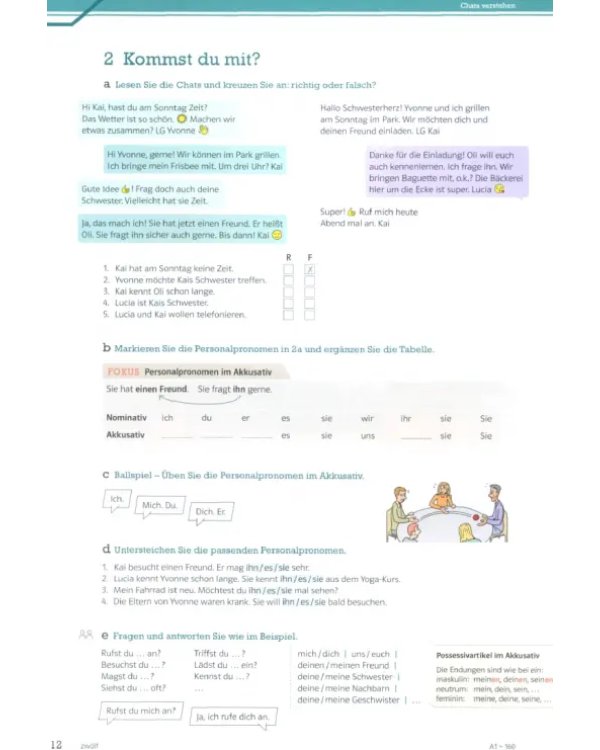 Дополнительное изображение книги «Die neue Linie 1 A1.2. Deutsch für Alltag und Beruf. Kurs- und Übungsbuch mit Audios und Videos»