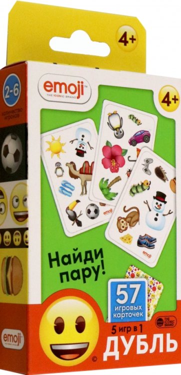 Обложка книги «Настольная игра Эмоджи. Дубль»