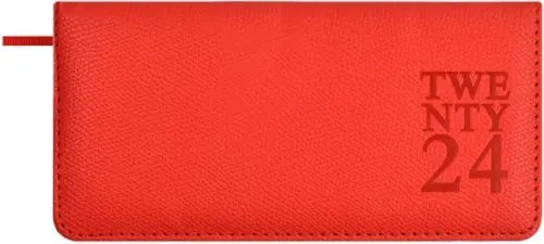 Еженедельник датированный на 2024 год Джут, красный, 64 листа