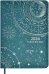 Ежедневник датированный на 2024 год Астрологический, зеленый, А6+, 200 листов