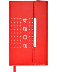 Еженедельник датированный на 2024 год Гоутскин, красный, 64 листа